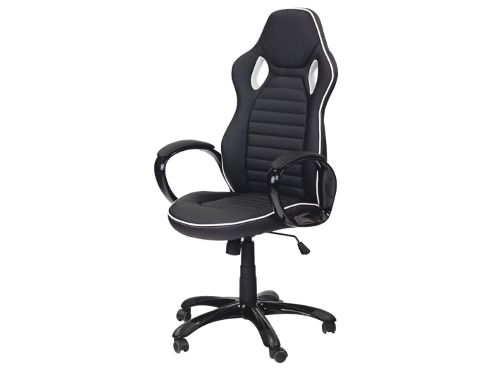 Офис стол Carmen 7502 (черно-бял)